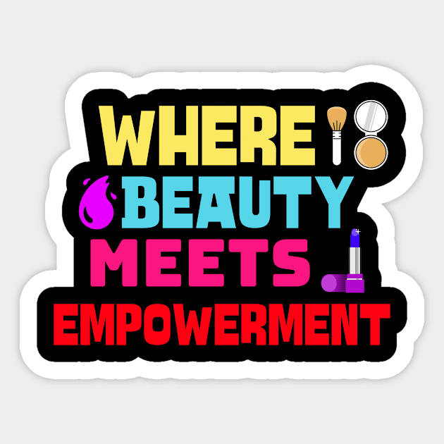 Beauty bloggers beauty empowerment Sticker by Hermit-Appeal